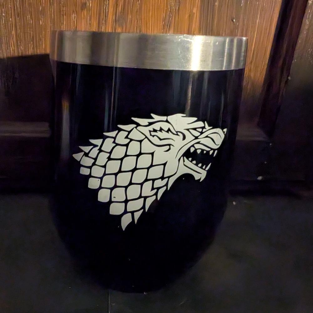 Winter is Coming Wine Tumbler